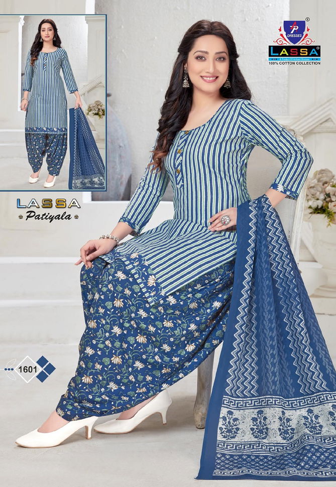 Ap Lassa Patiyala 16 Wholesale Printed Cotton Dress Material Catalog